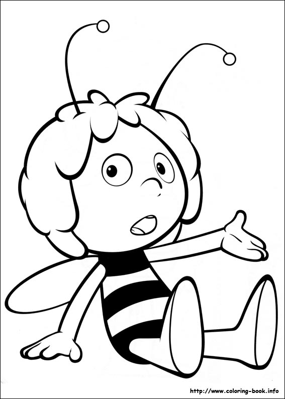 Maya the Bee coloring picture